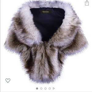 RoRoDox faux fur shawl